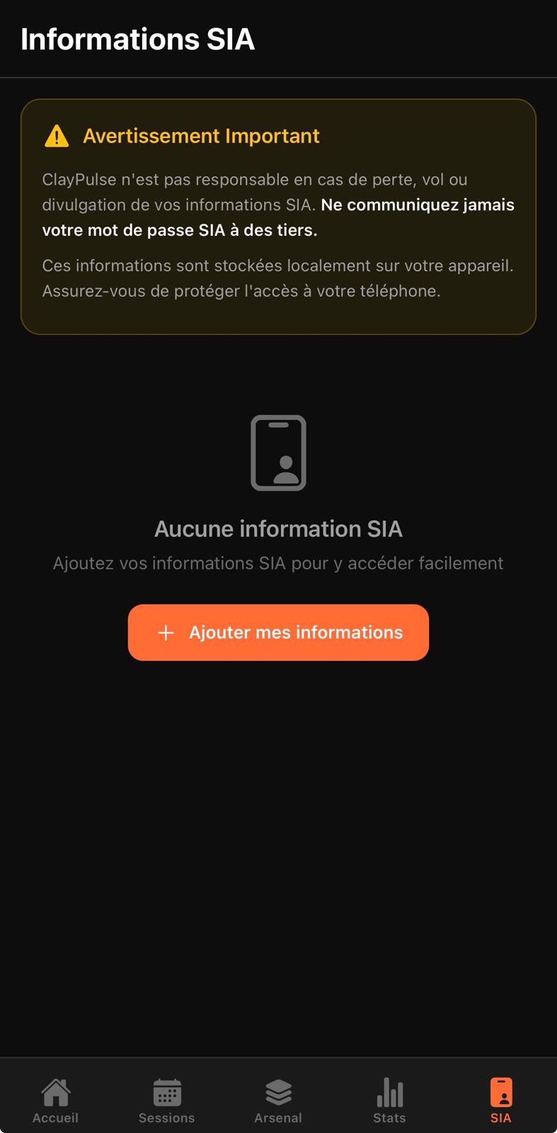 ClayPulse — Profil tireur